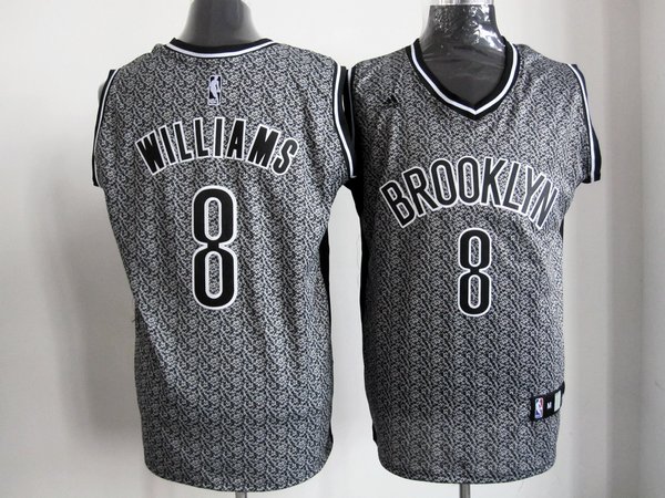  NBA Brooklyn Nets 8 Deron Williams Static Fashion Swingman Jersey